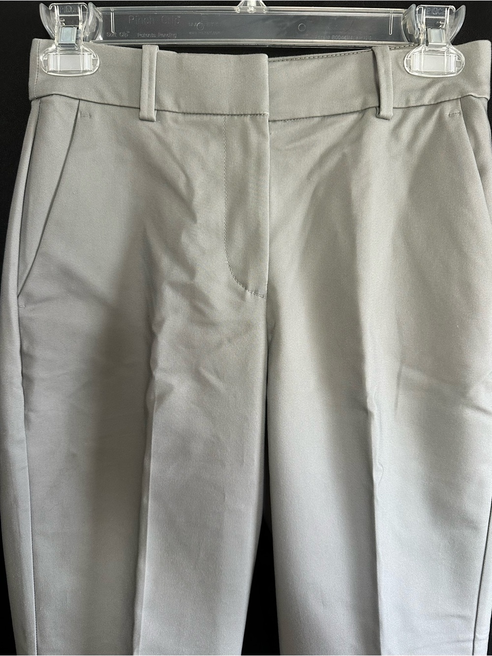 H&M Light Gray Cropped Tailored Pants
